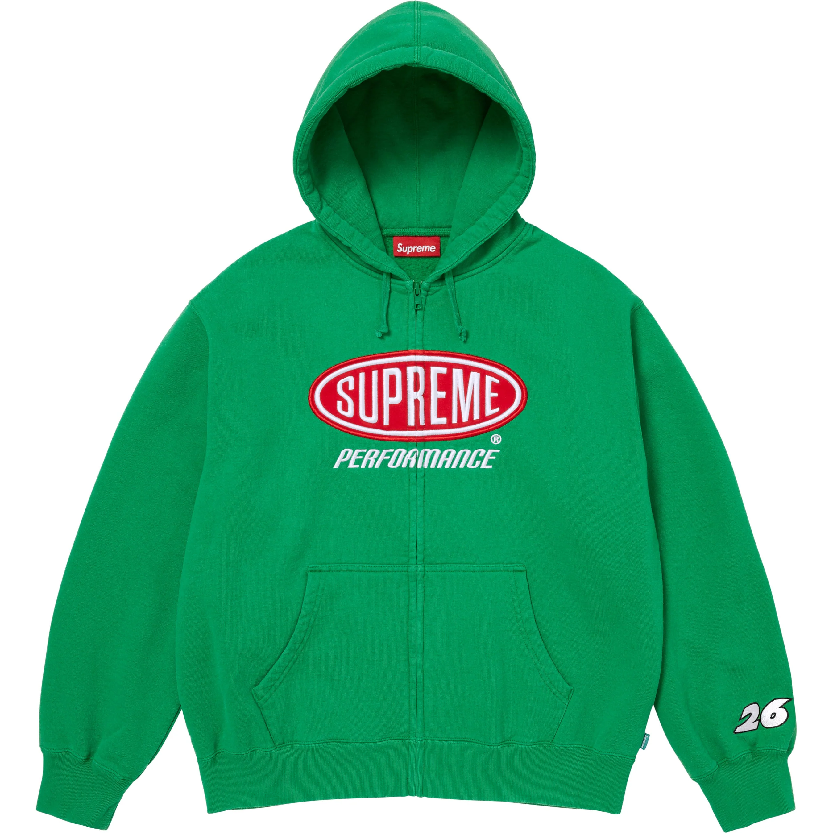 Performance Zip Up Hooded Sweatshirt view 9